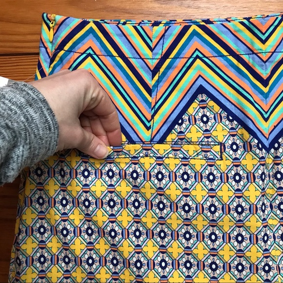 Maeve Anthropologie Multi-Colored Geometric Shorts, NWT, 14 - Picture 7 of 12